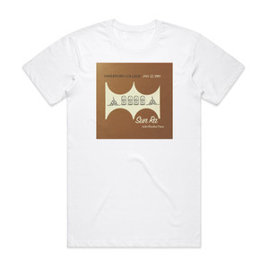 Sun Ra Haverford College 1980 Solo Rhodes Piano Album Cover T-Shirt White Sun Ra Haverford College 1980 Solo Rhodes Piano Album Cover T-Shirt White