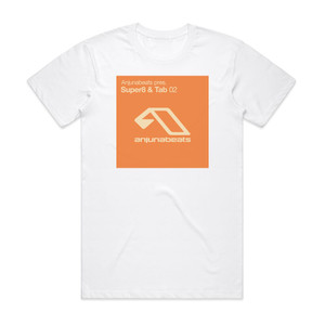 Super8 and Tab Anjunabeats Pres Super8 Tab 02 Album Cover T-Shirt White Super8 and Tab Anjunabeats Pres Super8 Tab 02 Album Cover T-Shirt White