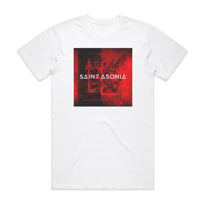 Saint Asonia Saint Asonia Album Cover T-Shirt White Saint Asonia Saint Asonia Album Cover T-Shirt White