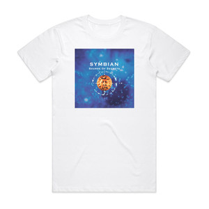 Symbian Source Of Secrets Album Cover T-Shirt White Symbian Source Of Secrets Album Cover T-Shirt White