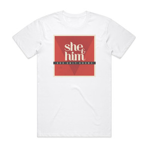 She and Him God Only Knows Album Cover T-Shirt White She and Him God Only Knows Album Cover T-Shirt White