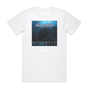 Sinners Moon Atlantis Album Cover T-Shirt White