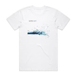 Spooky Open Album Cover T-Shirt White Spooky Open Album Cover T-Shirt White
