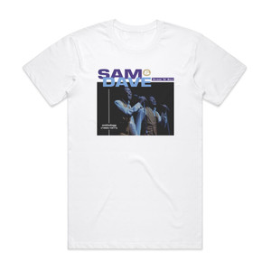 Sam and Dave Sweat N Soul Anthology 1965 1971 Album Cover T-Shirt White Sam and Dave Sweat N Soul Anthology 1965 1971 Album Cover T-Shirt White