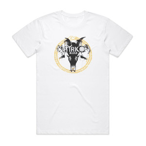 Satyricon King Album Cover T-Shirt White Satyricon King Album Cover T-Shirt White