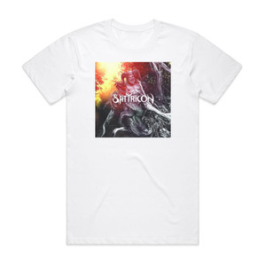 Satyricon Satyricon Album Cover T-Shirt White Satyricon Satyricon Album Cover T-Shirt White