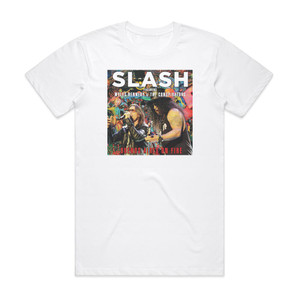 Slash feat Kennedy Miles and The Conspirators 2015 03 07 Buenos Aires On Fire Buenos Aires Argentina Album Cover T-Shirt White