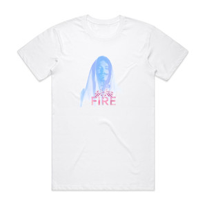Savant Fire Album Cover T-Shirt White