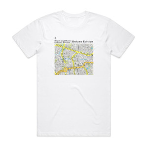 Saint Etienne Words And Music By Saint Etienne Album Cover T-Shirt White Saint Etienne Words And Music By Saint Etienne Album Cover T-Shirt White
