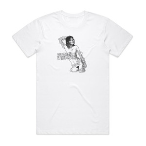 Septic Death Desperate For Attention Album Cover T-Shirt White Septic Death Desperate For Attention Album Cover T-Shirt White