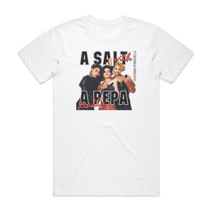 Salt-N-Pepa A Salt With A Deadly Pepa Album Cover T-Shirt White Salt-N-Pepa A Salt With A Deadly Pepa Album Cover T-Shirt White