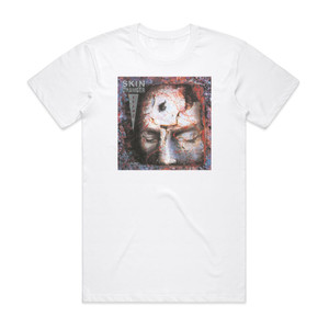Skin Chamber Trial Album Cover T-Shirt White Skin Chamber Trial Album Cover T-Shirt White