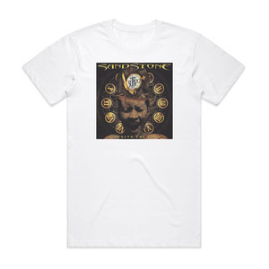 Sandstone Purging The Past Album Cover T-Shirt White Sandstone Purging The Past Album Cover T-Shirt White