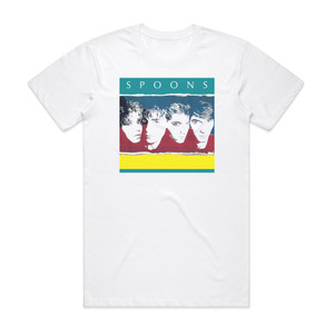 Spoons Talk Back Album Cover T-Shirt White