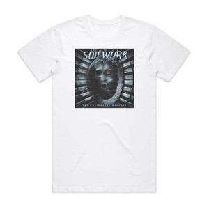 Soilwork The Chainheart Machine Album Cover T-Shirt White Soilwork The Chainheart Machine Album Cover T-Shirt White