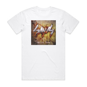 Sadus Out For Blood Album Cover T-Shirt White Sadus Out For Blood Album Cover T-Shirt White
