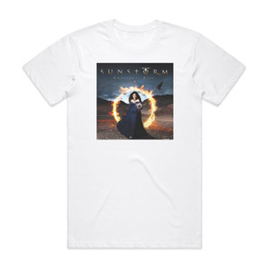 Sunstorm Emotional Fire Album Cover T-Shirt White Sunstorm Emotional Fire Album Cover T-Shirt White