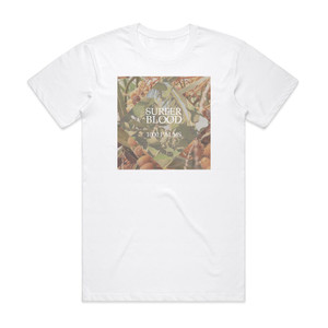 Surfer Blood 1000 Palms Album Cover T-Shirt White Surfer Blood 1000 Palms Album Cover T-Shirt White