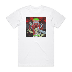 Space Chaser Decapitron Ep Album Cover T-Shirt White