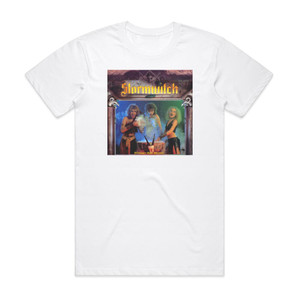 Stormwitch Stronger Than Heaven Album Cover T-Shirt White Stormwitch Stronger Than Heaven Album Cover T-Shirt White