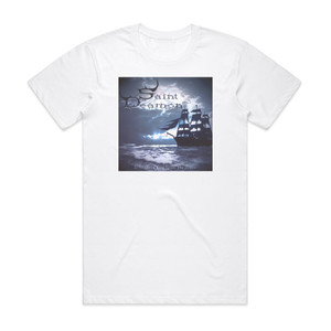 Saint Deamon In Shadows Lost From The Brave Album Cover T-Shirt White Saint Deamon In Shadows Lost From The Brave Album Cover T-Shirt White
