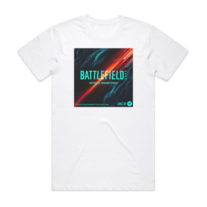 Sam Slater Battlefield 2042 Official Soundtrack Album Cover T-Shirt White Sam Slater Battlefield 2042 Official Soundtrack Album Cover T-Shirt White