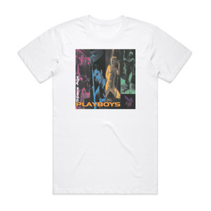 Space Age Playboys New Rock Underground Album Cover T-Shirt White Space Age Playboys New Rock Underground Album Cover T-Shirt White