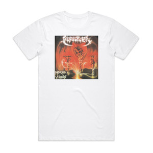 Sepultura Morbid Visions Album Cover T-Shirt White Sepultura Morbid Visions Album Cover T-Shirt White