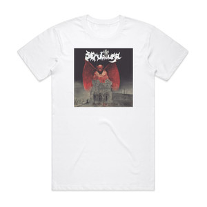 Sepultura Bestial Devastation 1 Album Cover T-Shirt White Sepultura Bestial Devastation 1 Album Cover T-Shirt White