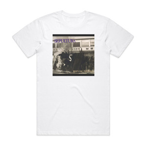 Sepultura Refuseresist Album Cover T-Shirt White Sepultura Refuseresist Album Cover T-Shirt White