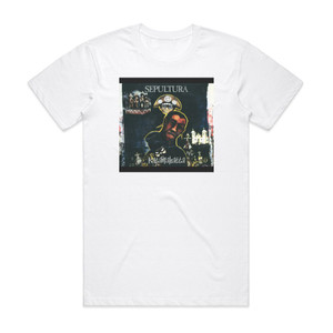 Sepultura Ratamahatta Album Cover T-Shirt White Sepultura Ratamahatta Album Cover T-Shirt White