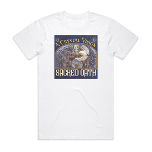 Sacred Oath A Crystal Vision 2 Album Cover T-Shirt White Sacred Oath A Crystal Vision 2 Album Cover T-Shirt White