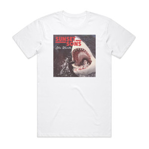 Sunset Sons She Wants Album Cover T-Shirt White Sunset Sons She Wants Album Cover T-Shirt White