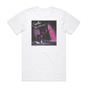 Smokie Whose Are These Boots Album Cover T-Shirt White Smokie Whose Are These Boots Album Cover T-Shirt White