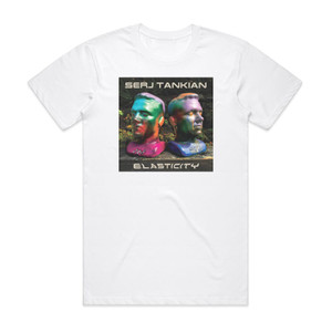 Serj Tankian Elasticity Album Cover T-Shirt White Serj Tankian Elasticity Album Cover T-Shirt White