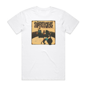 Supersuckers The Evil Powers Of Rock And Roll Album Cover T-Shirt White Supersuckers The Evil Powers Of Rock And Roll Album Cover T-Shirt White