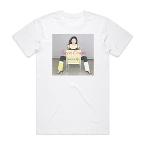 Sara Evans Born To Fly Album Cover T-Shirt White Sara Evans Born To Fly Album Cover T-Shirt White