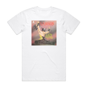 Samson Last Rites Album Cover T-Shirt White