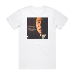 Smokey Robinson Timeless Love Album Cover T-Shirt White Smokey Robinson Timeless Love Album Cover T-Shirt White