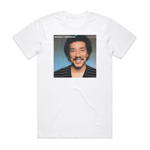 Smokey Robinson Being With You Album Cover T-Shirt White Smokey Robinson Being With You Album Cover T-Shirt White