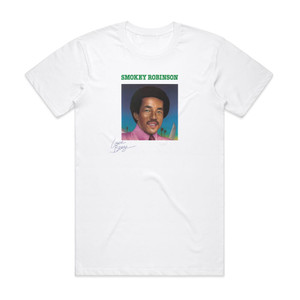 Smokey Robinson Love Breeze Album Cover T-Shirt White Smokey Robinson Love Breeze Album Cover T-Shirt White