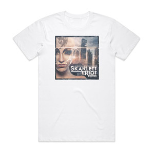Skarlett Riot Sentience Album Cover T-Shirt White Skarlett Riot Sentience Album Cover T-Shirt White