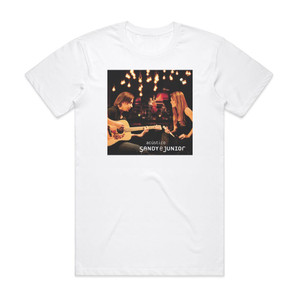 Sandy and Junior Acstico Mtv Album Cover T-Shirt White