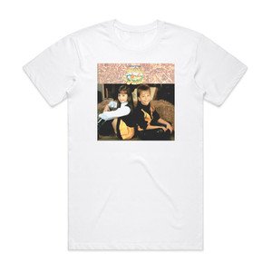Sandy and Junior Sbado Noite Album Cover T-Shirt White Sandy and Junior Sbado Noite Album Cover T-Shirt White