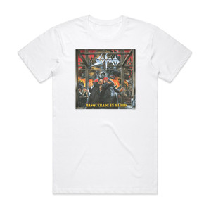 Sodom Masquerade In Blood Album Cover T-Shirt White Sodom Masquerade In Blood Album Cover T-Shirt White