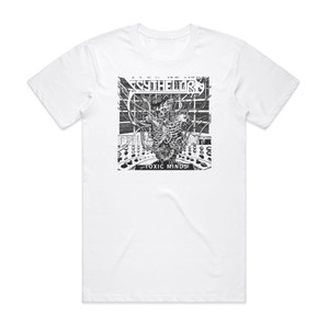 Scythelord Toxic Minds Album Cover T-Shirt White Scythelord Toxic Minds Album Cover T-Shirt White