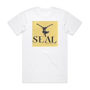 Seal Best 1991 2004 Album Cover T-Shirt White Seal Best 1991 2004 Album Cover T-Shirt White