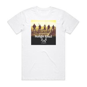 Starlight Ritual Age Of The Universe Album Cover T-Shirt White Starlight Ritual Age Of The Universe Album Cover T-Shirt White