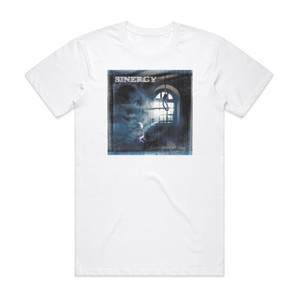 Sinergy Suicide By My Side Album Cover T-Shirt White Sinergy Suicide By My Side Album Cover T-Shirt White
