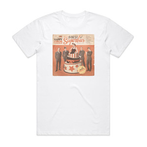 Superbus Happy Busday The Best Of Superbus Album Cover T-Shirt White Superbus Happy Busday The Best Of Superbus Album Cover T-Shirt White